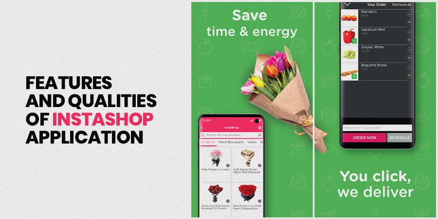 Features and Qualities of InstaShop application 1