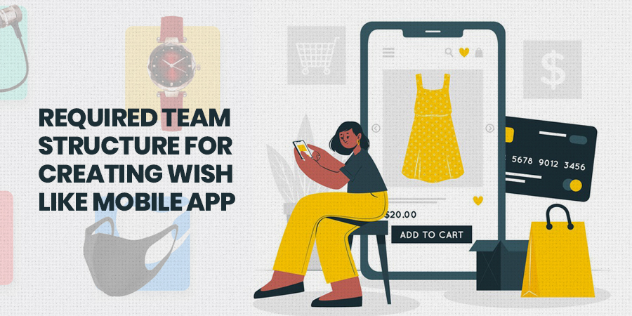 Required Team Structure for Creating Wish Like Mobile App