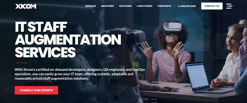 www.xicom .biz solutions staff augmentation