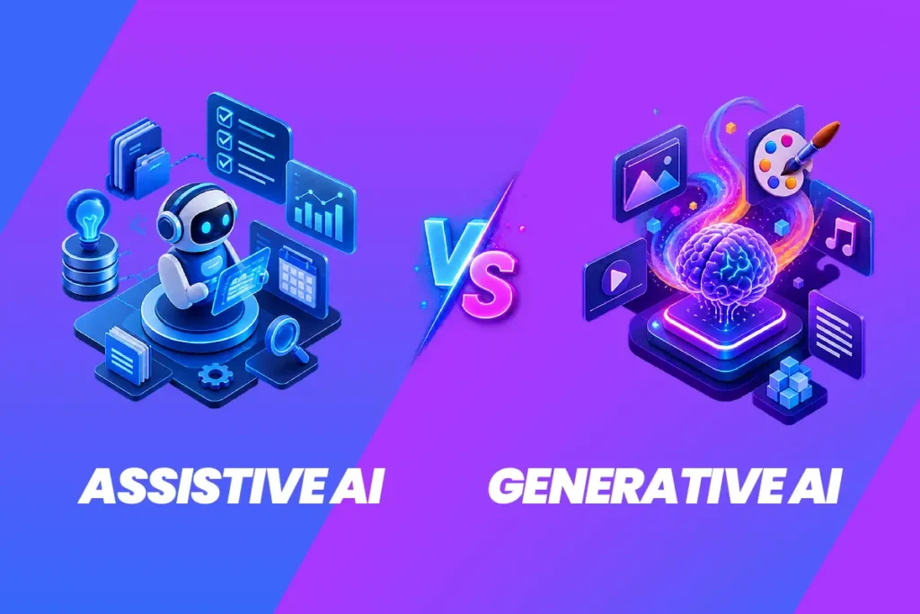 Assistive AI vs Generative AI